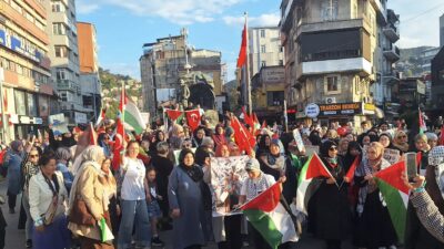 Zonguldaklılar, Gazze için yürüdüler