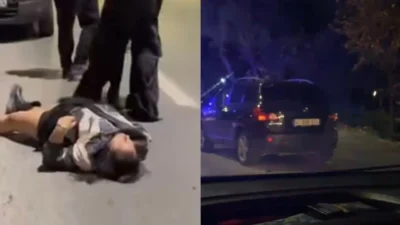 Zonguldak’ta otomobil ile motosiklet çarpıştı