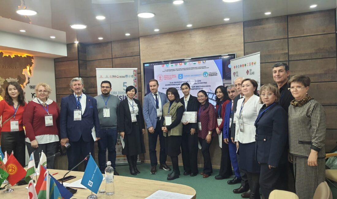 Zonguldak Gazeteciler Cemiyeti Başkanı Akbıyık, Kazakistan’da Türk Dünyası Hizmet Ödülü Aldı