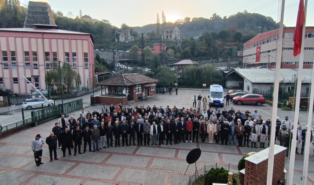 Madenciler, Atatürk’ü andılar