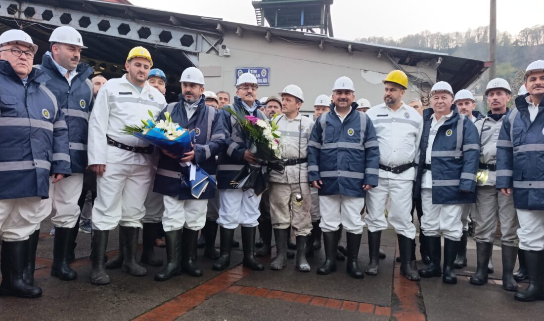 4 Aralık Dünya Madenciler Günü kapsamında Zonguldak’a gelen Çalışma ve