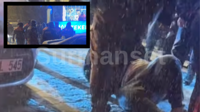 Zonguldak’ın İncivez Mahallesi’nde yılbaşı gecesi sokakta eğlenen gençler arasında çıkan