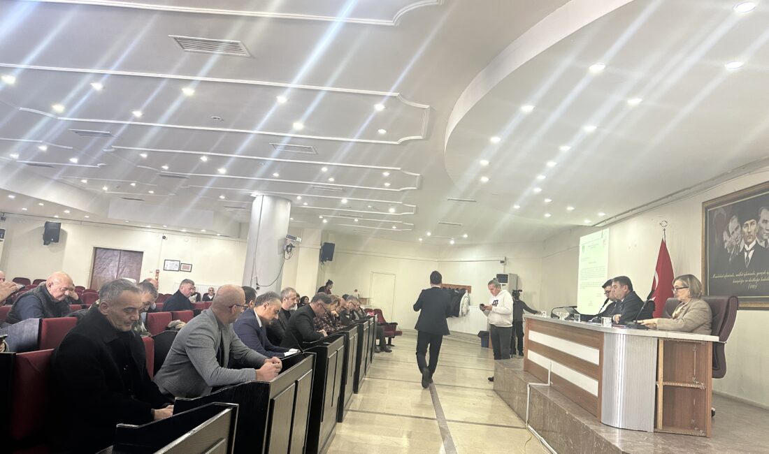 Zonguldak Belediyesi Ocak ayı 1. Birleşimi gerçekleştirildi. Zonguldak belediye meclisi