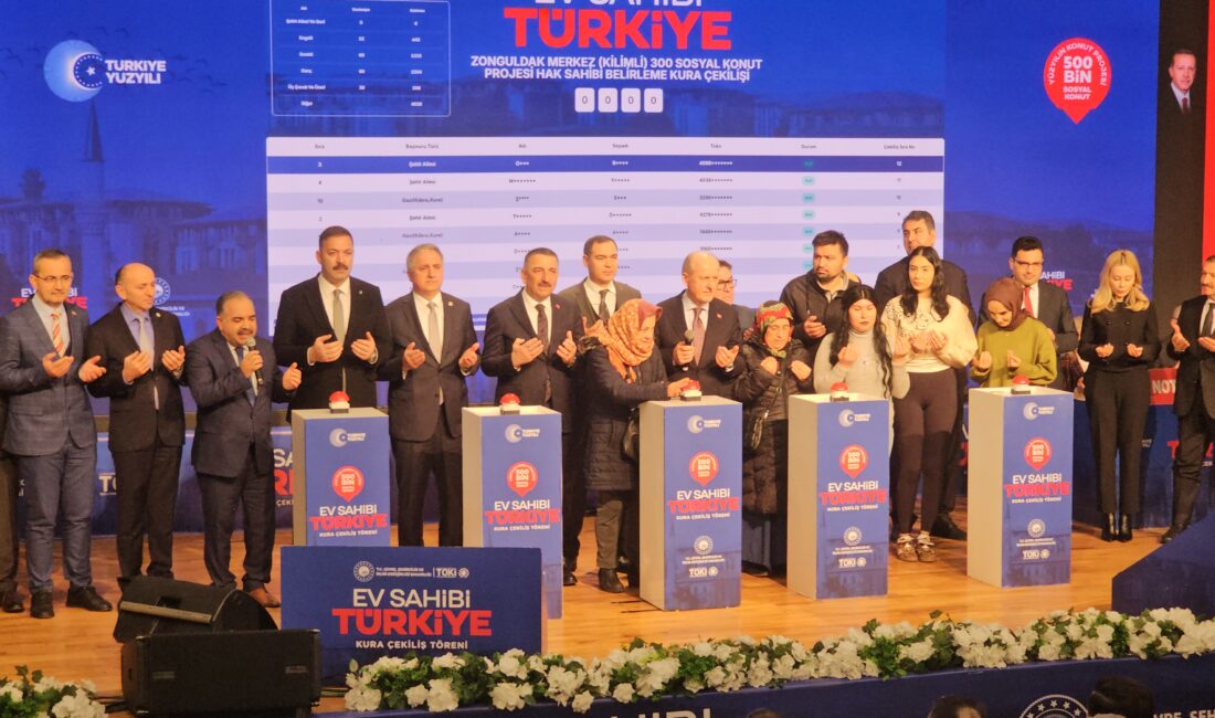 Zonguldak’ta ‘500 Bin Sosyal Konut’ projesi kapsamında, TOKİ tarafından yapılacak