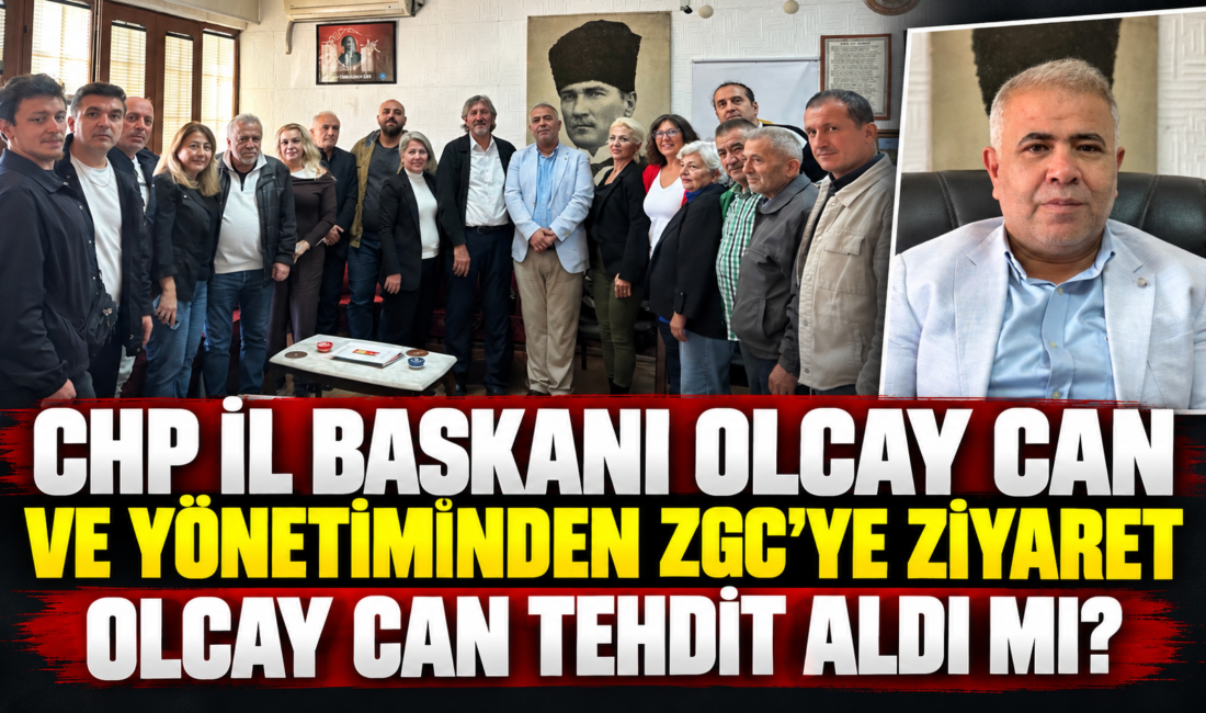 CHP İl Başkanı Olcay Can ve yönetimi ZGC’de Cumhuriyet Halk Partisi Zonguldak İl Başkanı Olcay Can ve yönetimi