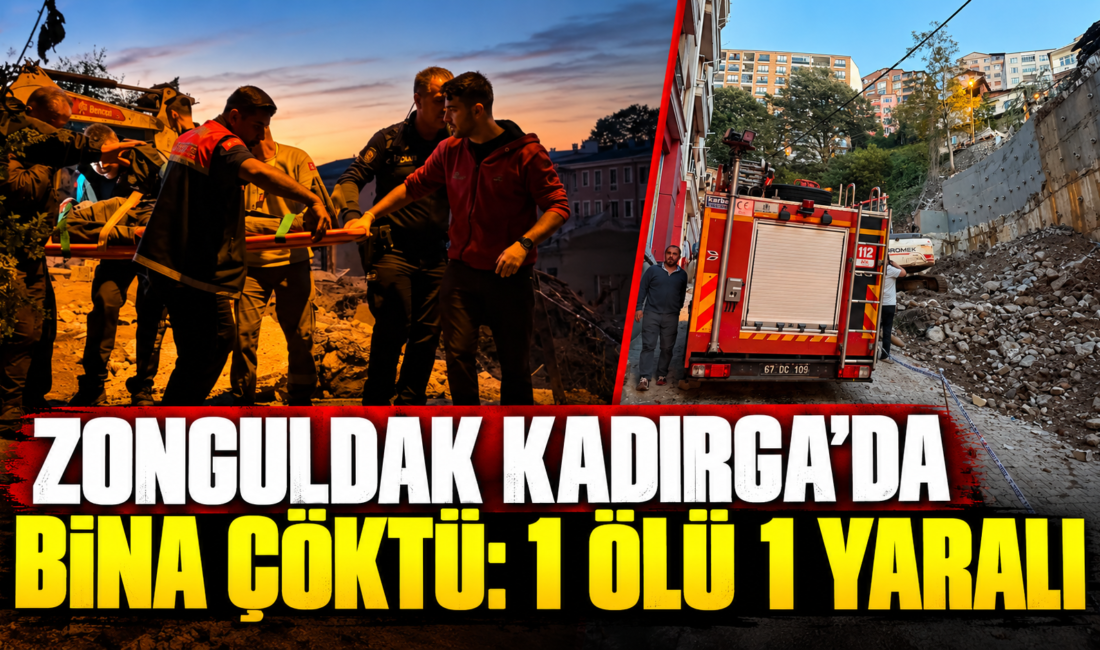 Zonguldak Kadırga’da göçük: 1 ölü 1 yaralı Zonguldak’ta Kadırga mevkisinde akşam saatlerinde meydana gelen bina çökmesinde göçük